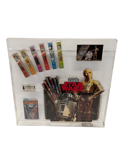 [GTG] (STAR WARS VINTAGE) ORAL B DISPLAY STAND + TOOTHBRUSHES SET