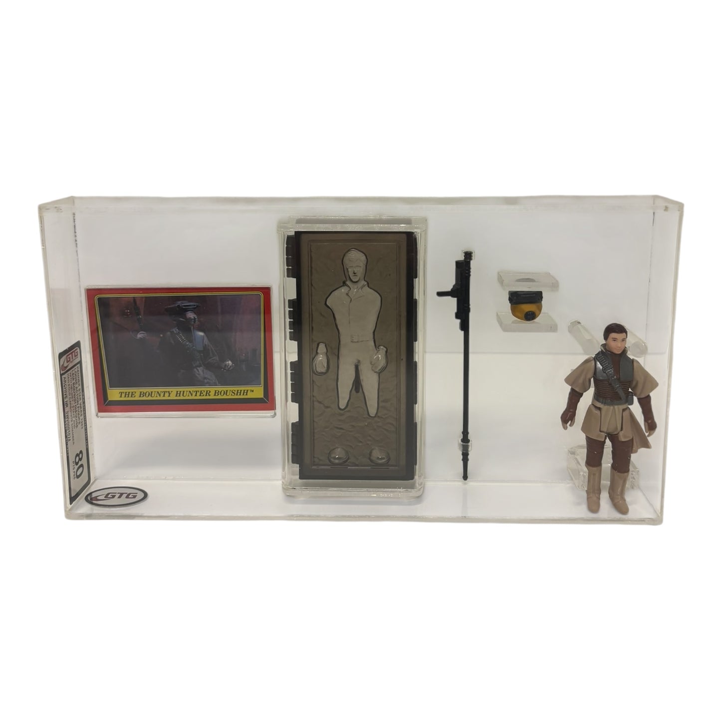 [GTG] (STAR WARS VINTAGE) LEIA BOUNTY HUNTER + TOPPSCARD AND CARBONIT BLOCK