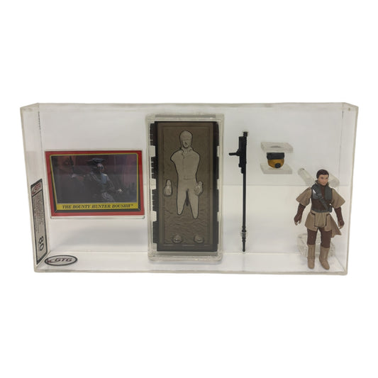 [GTG] (STAR WARS VINTAGE) LEIA BOUNTY HUNTER + TOPPSCARD AND CARBONIT BLOCK
