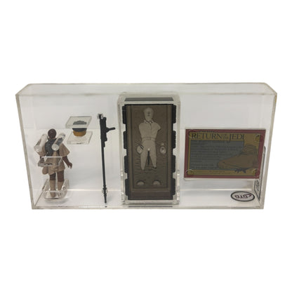 [GTG] (STAR WARS VINTAGE) LEIA BOUNTY HUNTER + TOPPSCARD AND CARBONIT BLOCK