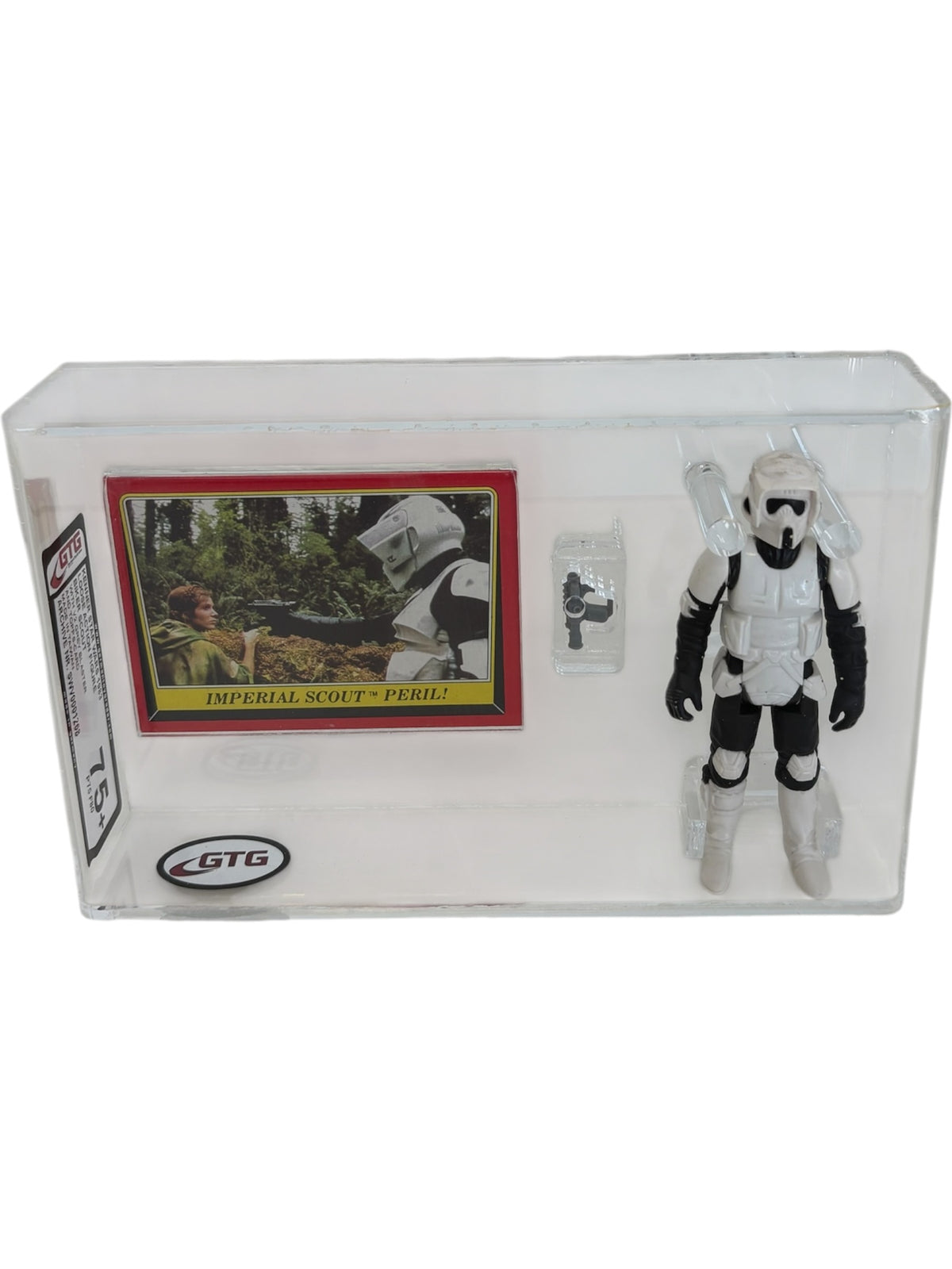 [GTG] (STAR WARS VINTAGE) BIKER SCOUT + TOPPS KARTE
