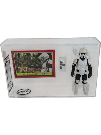 [GTG] (STAR WARS VINTAGE) BIKER SCOUT + TOPPS KARTE