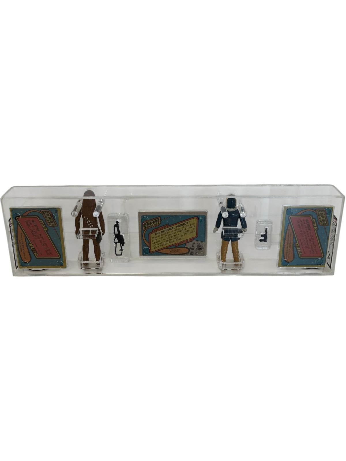[GTG] (STAR WARS VINTAGE) 2 PACK CHEWBACCA + HAN SOLO HOTH + 3 TOPPS CARD