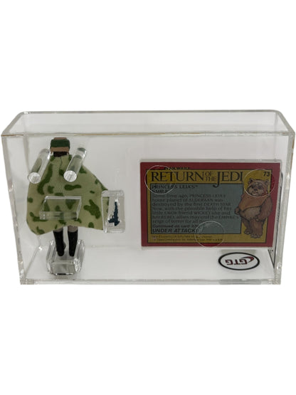 [GTG] (STAR WARS VINTAGE) LEIA BATTLE PONCHO + TOPPS KARTE