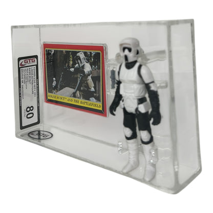 [GTG] (STAR WARS VINTAGE) BIKER SCOUT + TOPPS KARTE