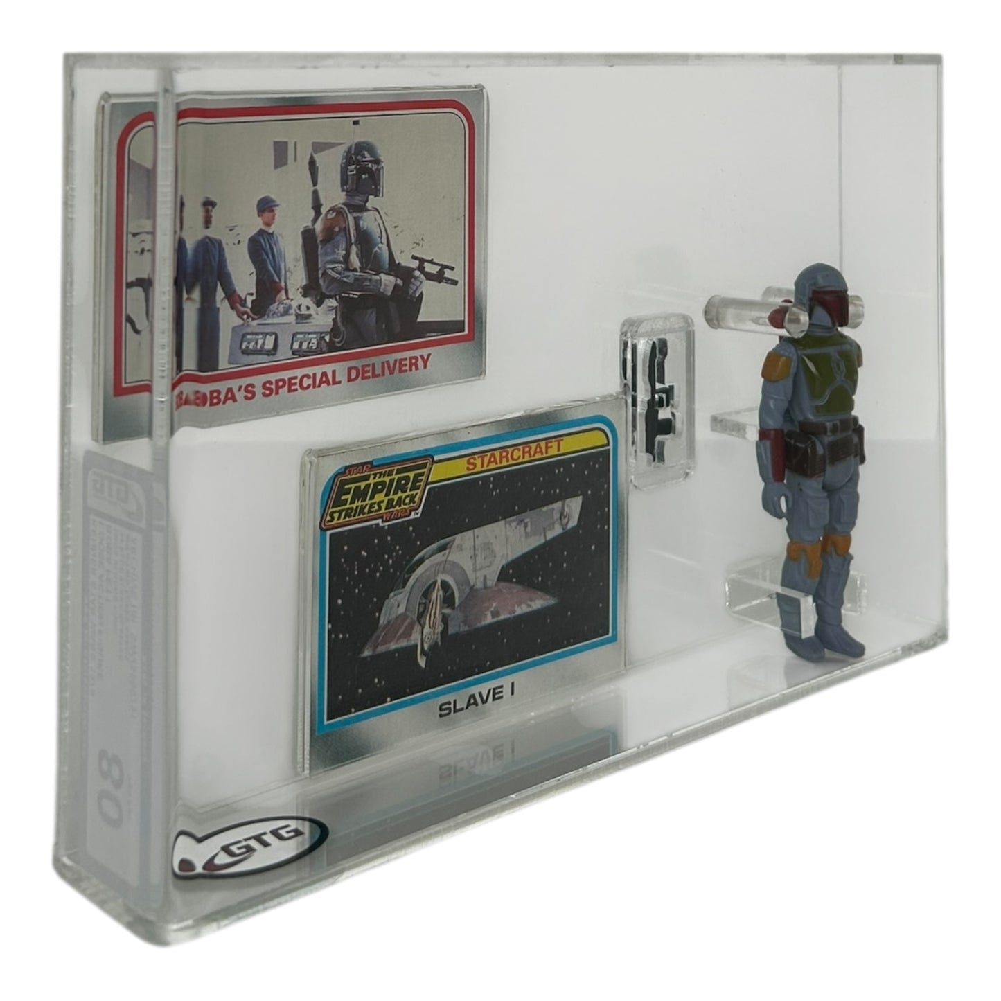 [GTG] (STAR WARS VINTAGE) BOBA FETT + 2 TOPPS KARTEN