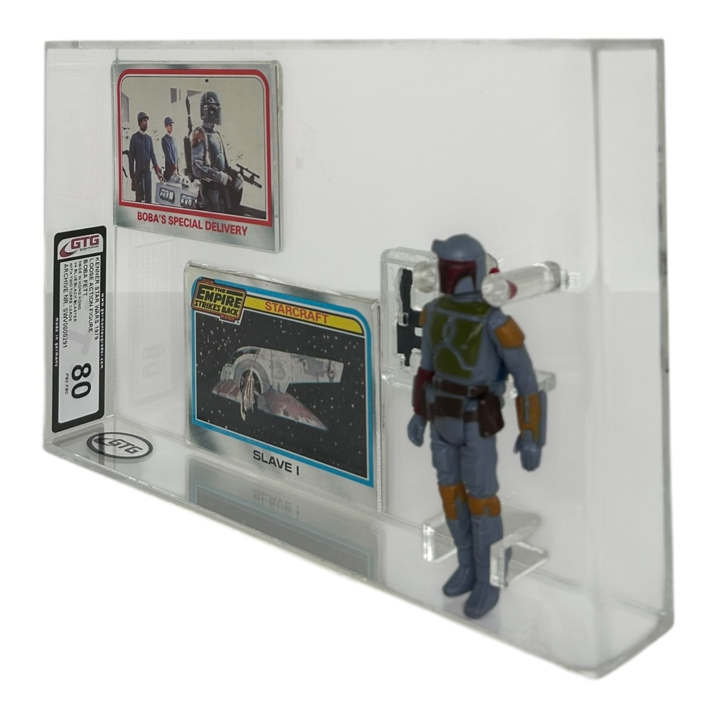 [GTG] (STAR WARS VINTAGE) BOBA FETT + 2 TOPPS KARTEN