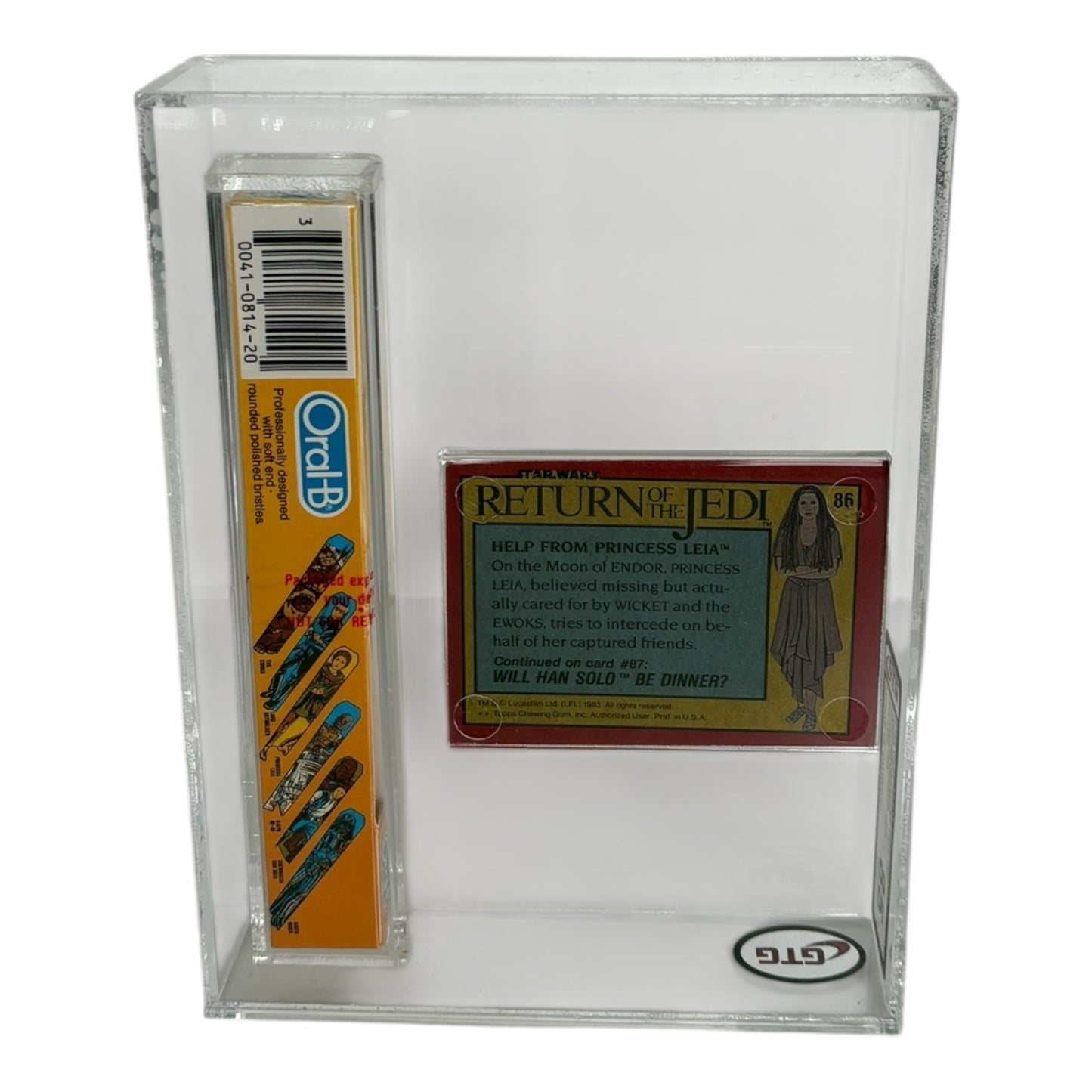 [GTG] (STAR WARS VINTAGE) TOOTHBRUSH + TOPPS CARD
