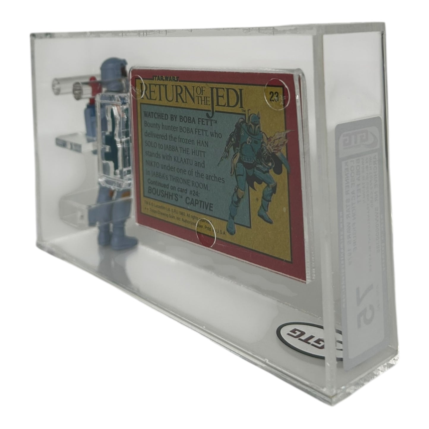 [GTG] (STAR WARS VINTAGE) BOBA FETT + TOPPS KARTE