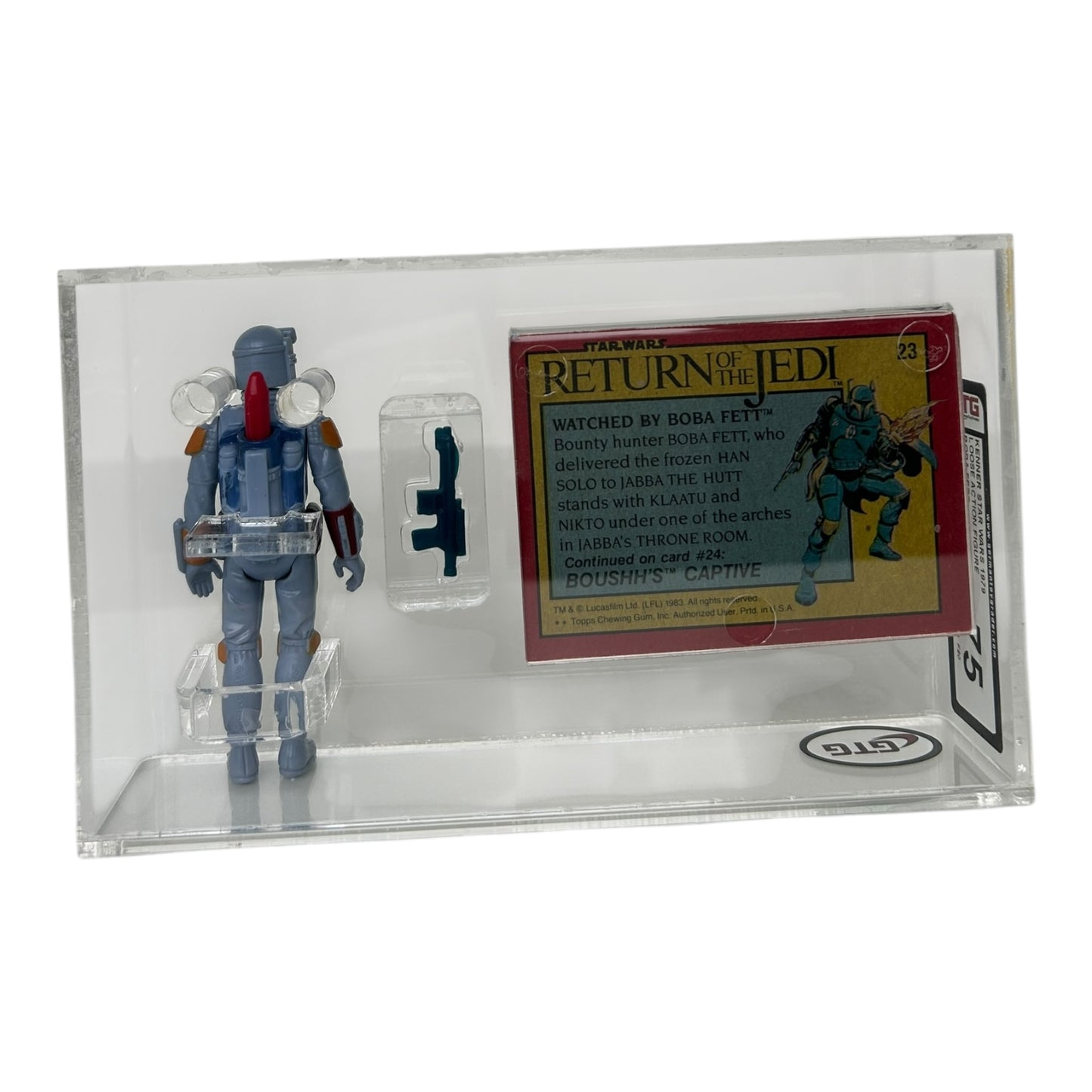 [GTG] (STAR WARS VINTAGE) BOBA FETT + TOPPS KARTE