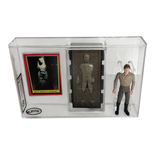 [GTG] (STAR WARS VINTAGE) HAN SOLO CARBONIT + TOPPS CARD SET