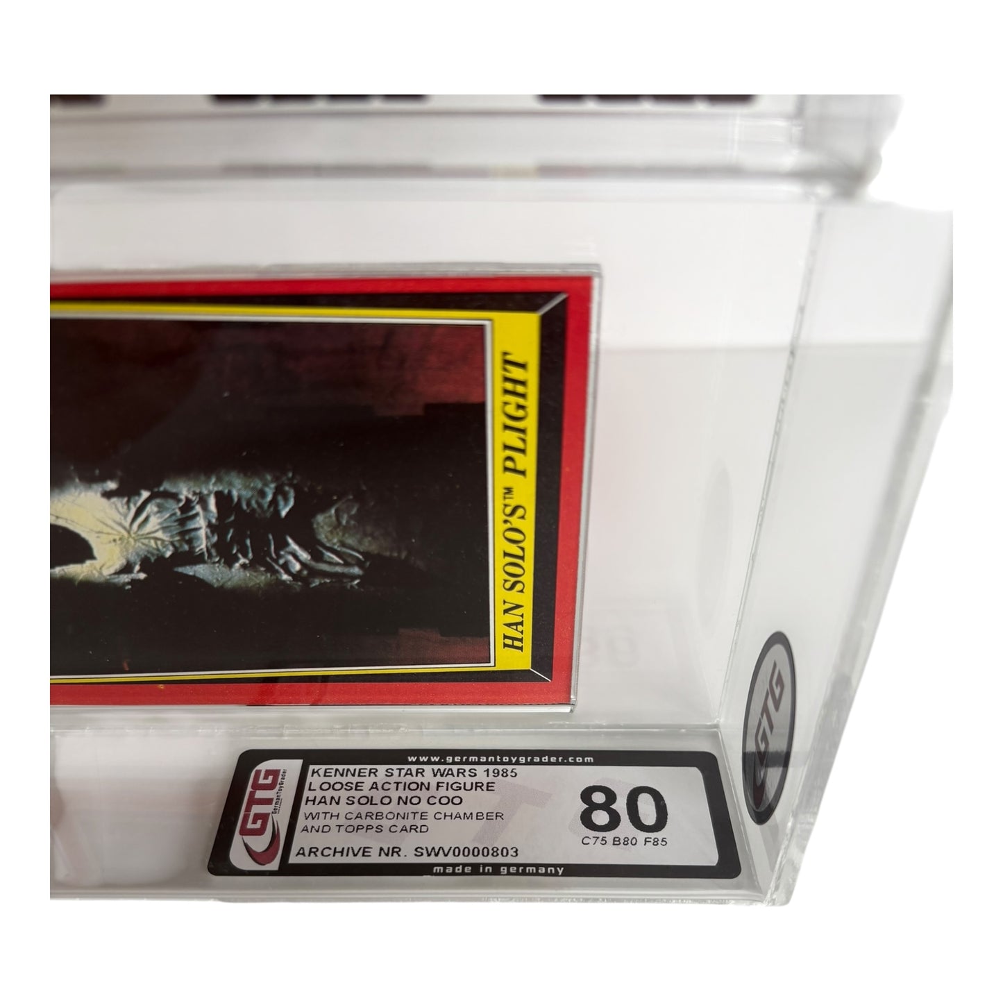 [GTG] (STAR WARS VINTAGE) HAN SOLO CARBONIT + TOPPS CARD SET