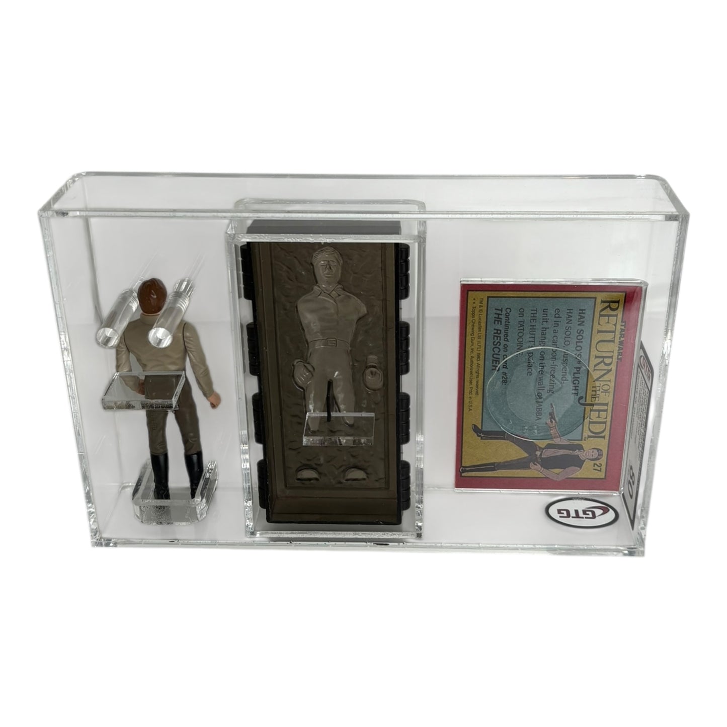[GTG] (STAR WARS VINTAGE) HAN SOLO CARBONIT + TOPPS CARD SET