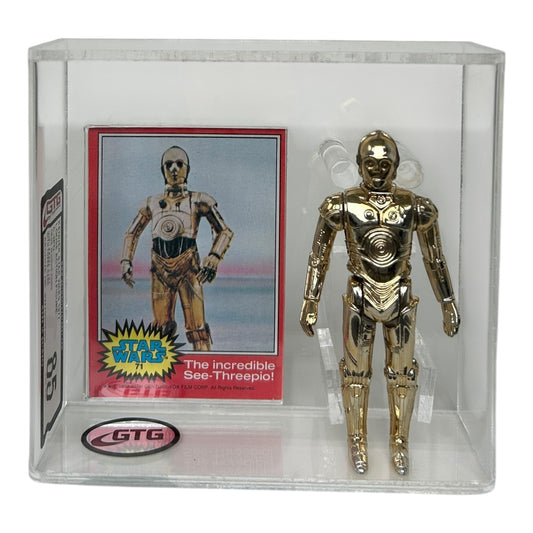 [GTG] (STAR WARS VINTAGE) C-3PO + TOPPS KARTE