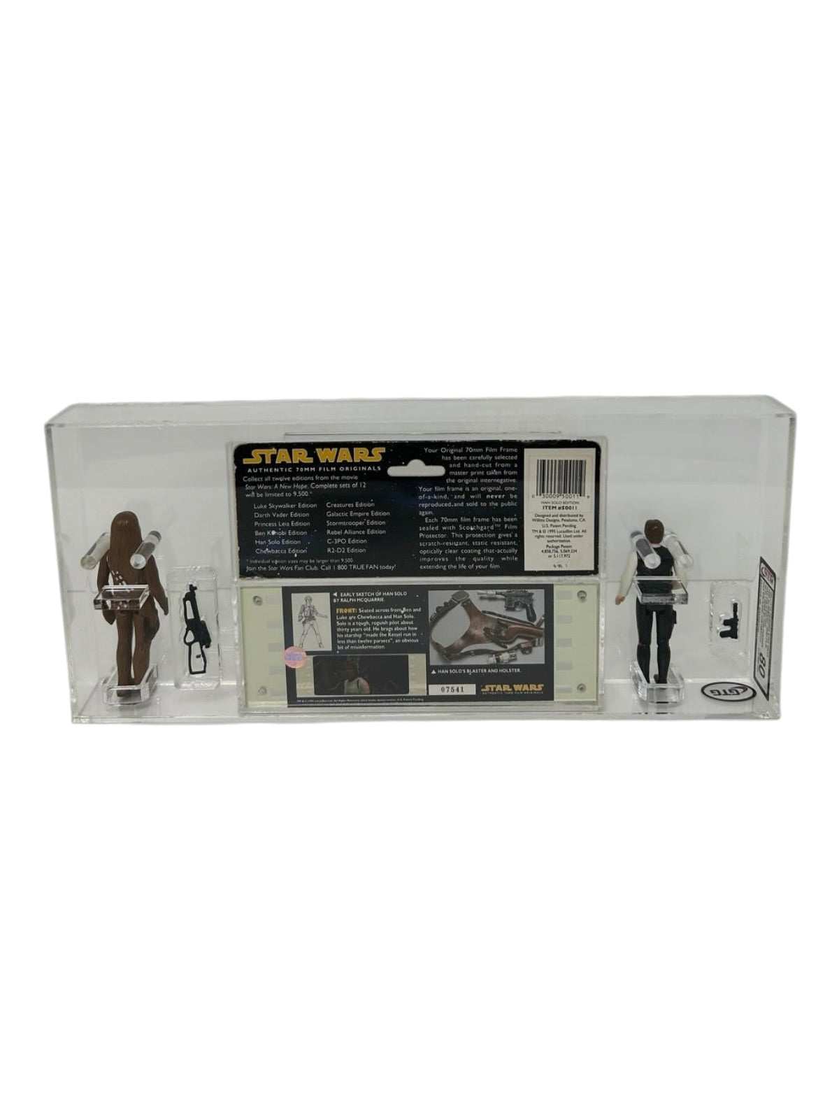 [GTG] (STAR WARS VINTAGE) 2 PACK HAN SOLO & CHEWBACCA + MOVIE FRAME